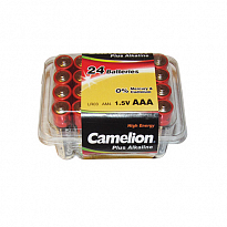Элемент питания AAA LR03-BC24 ALKALINE PLUS 1,5V CAMELION (24шт/блистер)